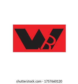 red black design logo font w 