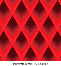 Red and black fade triangle tile seamless pattern vector for printing to paper or fabric.