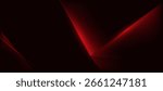 Red and black geometric banners on dark background