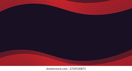 red black geometric on dark background. abstract elegant background vector illustration, banner business product presentations
