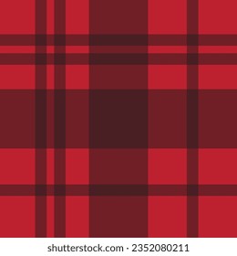 Rot und Schwarz Gingham Plaid