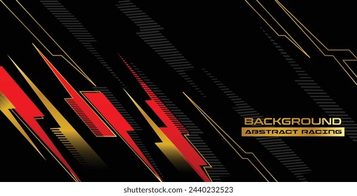 red black gold background banner sporty racing motorsport professional stripes techno design abstract modern futuristic corporate vector pattern