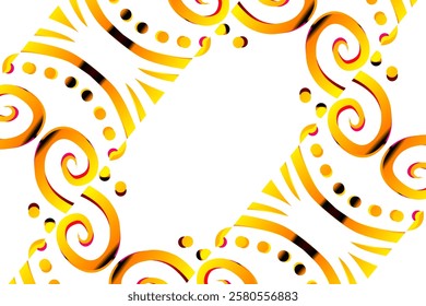 red black gold gradient flower and leaf art pattern of indonesian culture traditional tenun batik ethnic dayak ornament for wallpaper ads background	