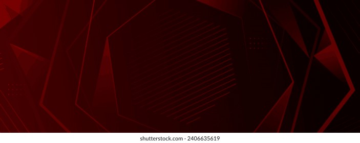  Red and black gradation. Banner background abstract . line pattern. Memphis. Vector