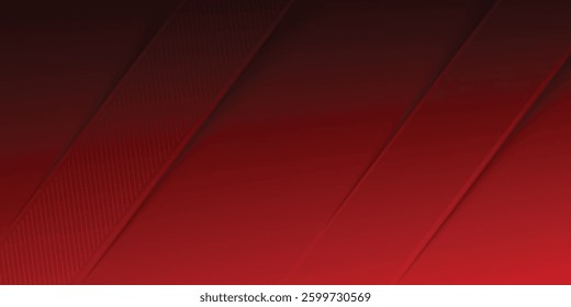 red and black gradient background with diagonal lines adding depth and texture. The design has a modern and minimalistic aesthetic.