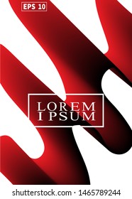 red black gradient background. Modern abstract cover. A cool gradient shapes the composition. Eps10 vector.The futuristic design of the posters.