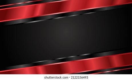 red and black gradient luxury strip line abstract background