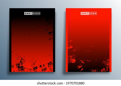 Red and Black gradient texture for flyer, poster, brochure cover, background, wallpaper, typography, or other printing products. Vector illustration.