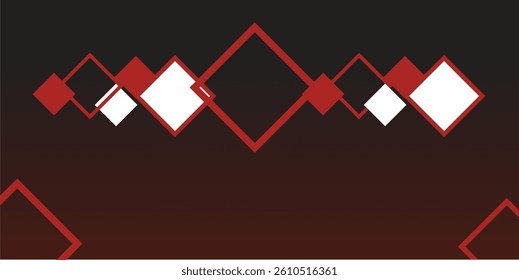 Red black gradient triangle background Abstract triangles pattern luxury dark blue with white vector background 
