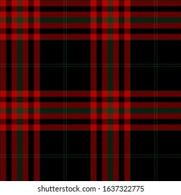 Red, Black and Green tartan plaid Scottish seamless pattern.Christmas and New year concept.Texture from tartan, plaid, tablecloths, clothes, shirts, dresses, paper, bedding, blankets.