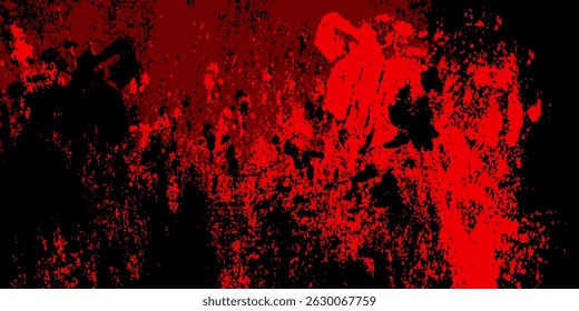 Red and black grunge pattern
