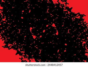 Fondo de textura de grunge rojo y negro