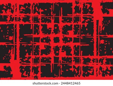 Roter und schwarzer Grunge-Textur-Hintergrund