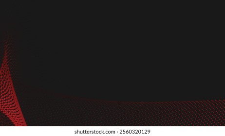 Red Black halftone abstract background for backdrop