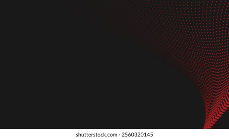 Red Black halftone abstract background for backdrop