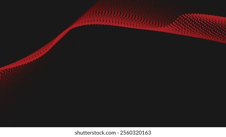 Red Black halftone abstract background for backdrop