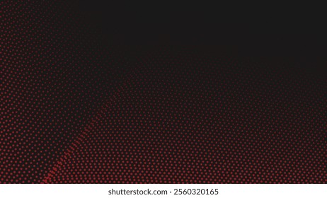 Red Black halftone abstract background for backdrop