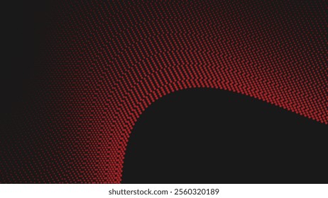 Red Black halftone abstract background for backdrop