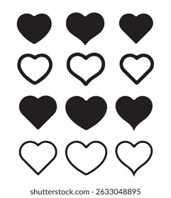 Red and Black Heart Pattern Background. Valentine’s Day Abstract Heart Wallpaper. vector illustration eps 10