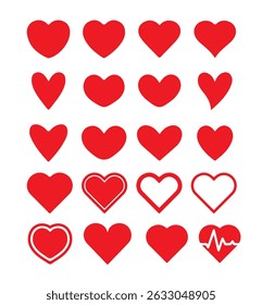 Red and Black Heart Pattern Background. Valentine’s Day Abstract Heart Wallpaper. vector illustration eps 10