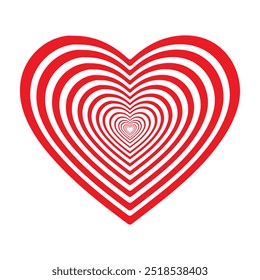 Iconos de vector de corazón rojo y negro. Corazones de Vector para el día de San Valentín. Iconos únicos del corazón. Signo del corazón.