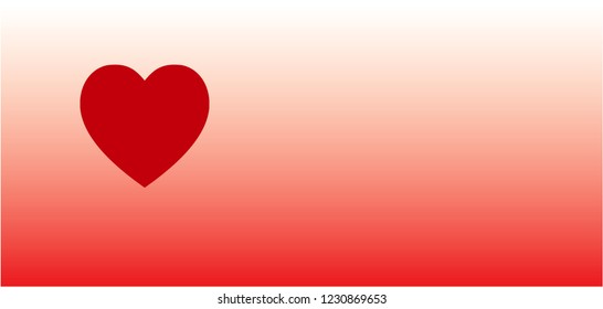 Red , Black hearth.