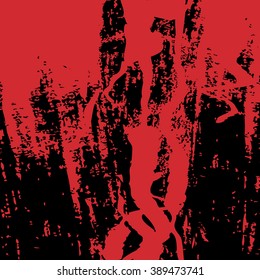 red and black ink splash background, vector illustration design element
