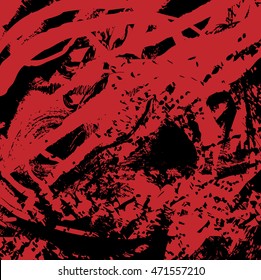 red and black ink splash background, vector illustration design elemen