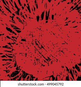 red and black ink splash background, vector illustration design element