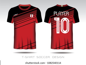 red and black jersey football