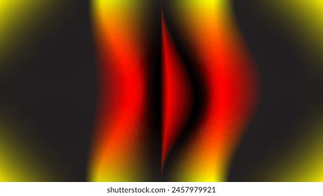 Fondo abstracto de la onda del efecto de la luz roja negra