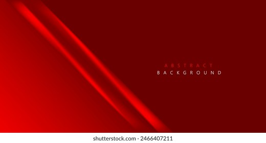 Red and black line shape metallic modern background for corporate concept, template, poster, brochure, website, flyer design. Vector illustration	