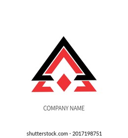 rotes und schwarzes Logo