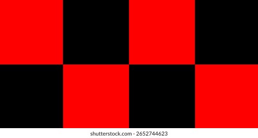 Vermelho e preto Lumberjack Buffalo Plaid Padrão sem emenda