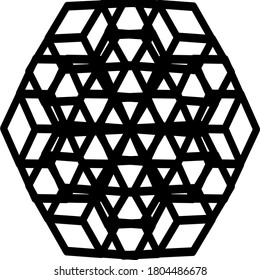 red black mandala concept design