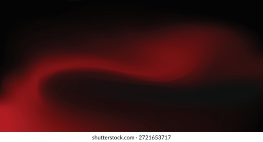 Fondo degradado de malla negra roja con diseño de onda. ilustración de fondo abstracto de diseño moderno eps10 