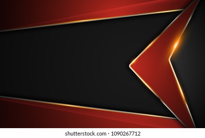 red black metallic template design background eps 10 vector