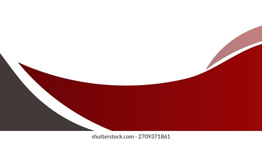 Red and Black Modern Wave Abstract Background. Modern Trendy design in Vector Illustration