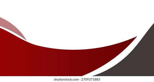Red and Black Modern Wave Abstract Background