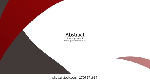 Fondo Abstractas de la onda moderna roja y negra. Concepto moderno para el Diseño gráfico, fondo, Diseño web, cartel, Anuncio, libro, presentación de diapositivas.