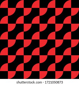 Red And Black Pattern. Abstract Background. 