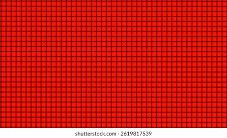 Red and black plaid fabric texture background. Plaid classic checkered seamless pattern.