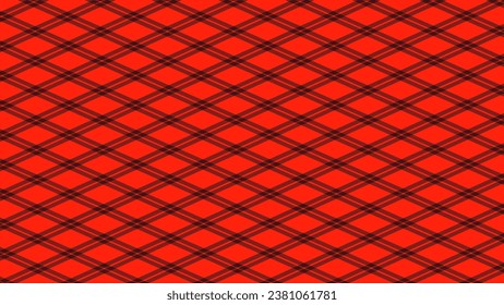 Red and black plaid rhombus pattern as a background