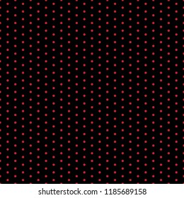 Red and Black Polka Dots Seamless Pattern - Red and black polka dots design