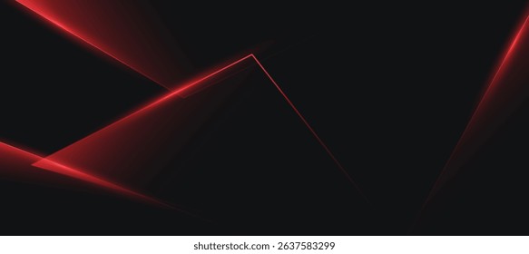 red black polygon abstract elegant background vector illustration	