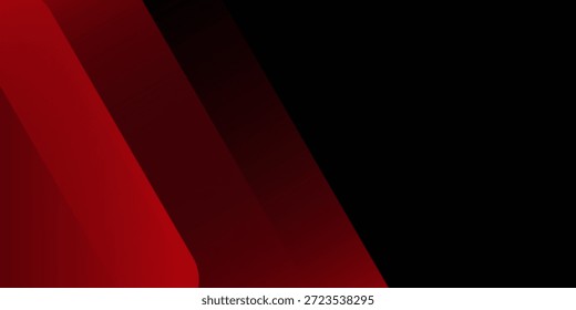 Ilustración vectorial de fondo elegante abstracta del polígono negro rojo, presentaciones de producto del negocio del Anuncio