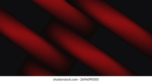 Red black polygonbackground with minimal abstract elegant background vector
