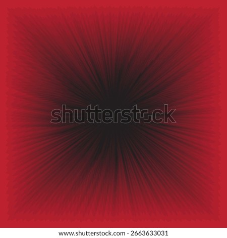 Red and Black Radial Burst Abstract Background Design