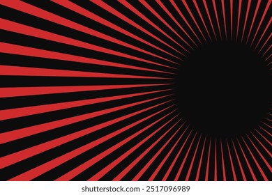 Red and Black Rays background