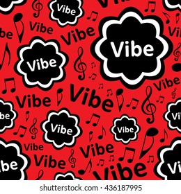 Red black seamless vibe
